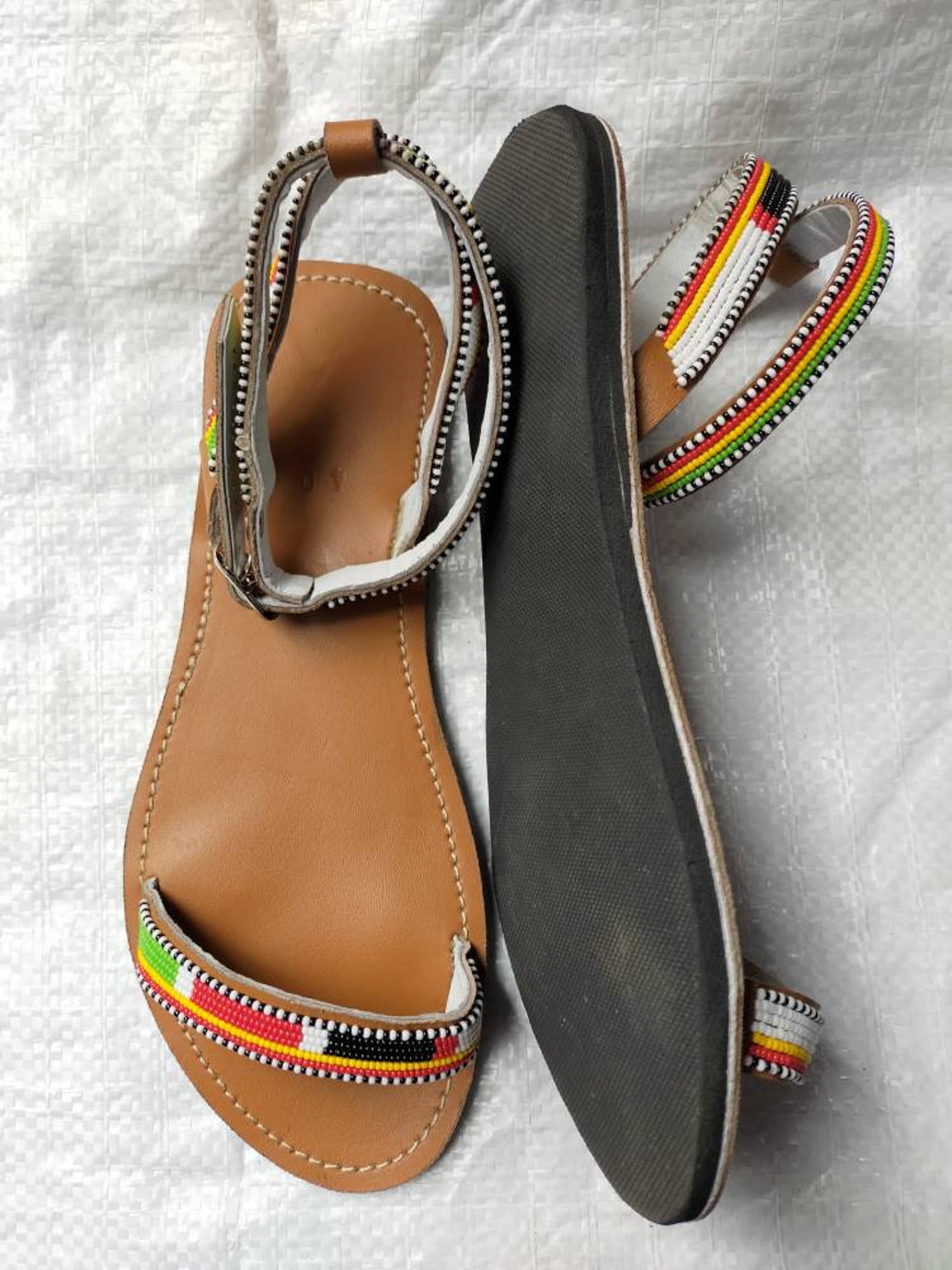 African leather sandals women sandals summer sandals Etsy