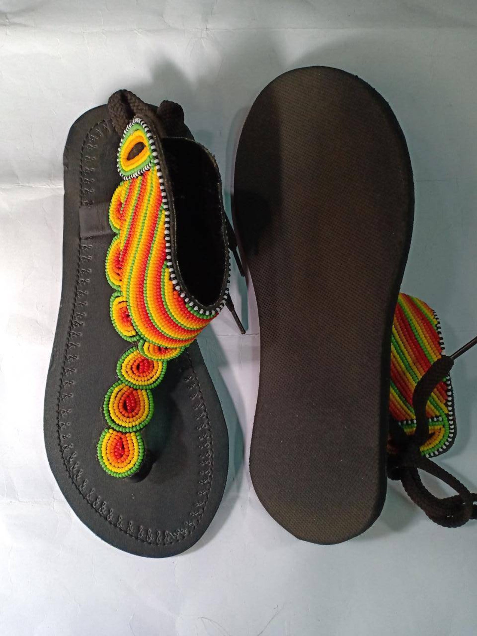 African Leather Sandals Women Sandals Summer Sandals - Etsy