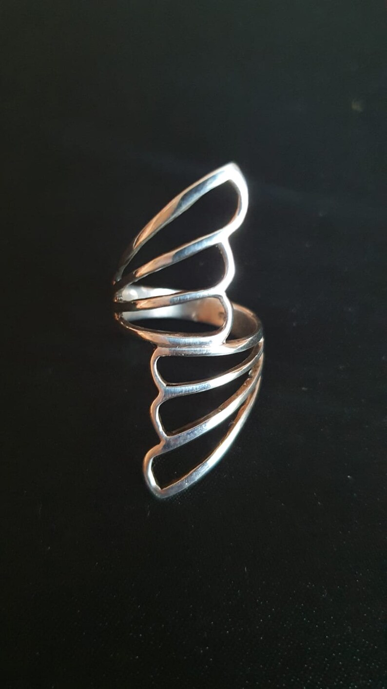 contrary to glamorous plain fit silver ring R11 p
