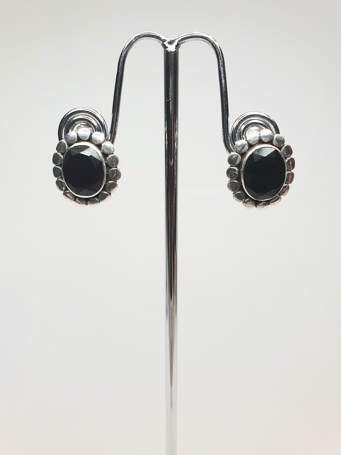 VINANI Klapp-Creolen Aus 925er Sterling Silber, 16 Mm, Mit Zirkonia – Matt, Nickelfrei, Anlaufgeschützt