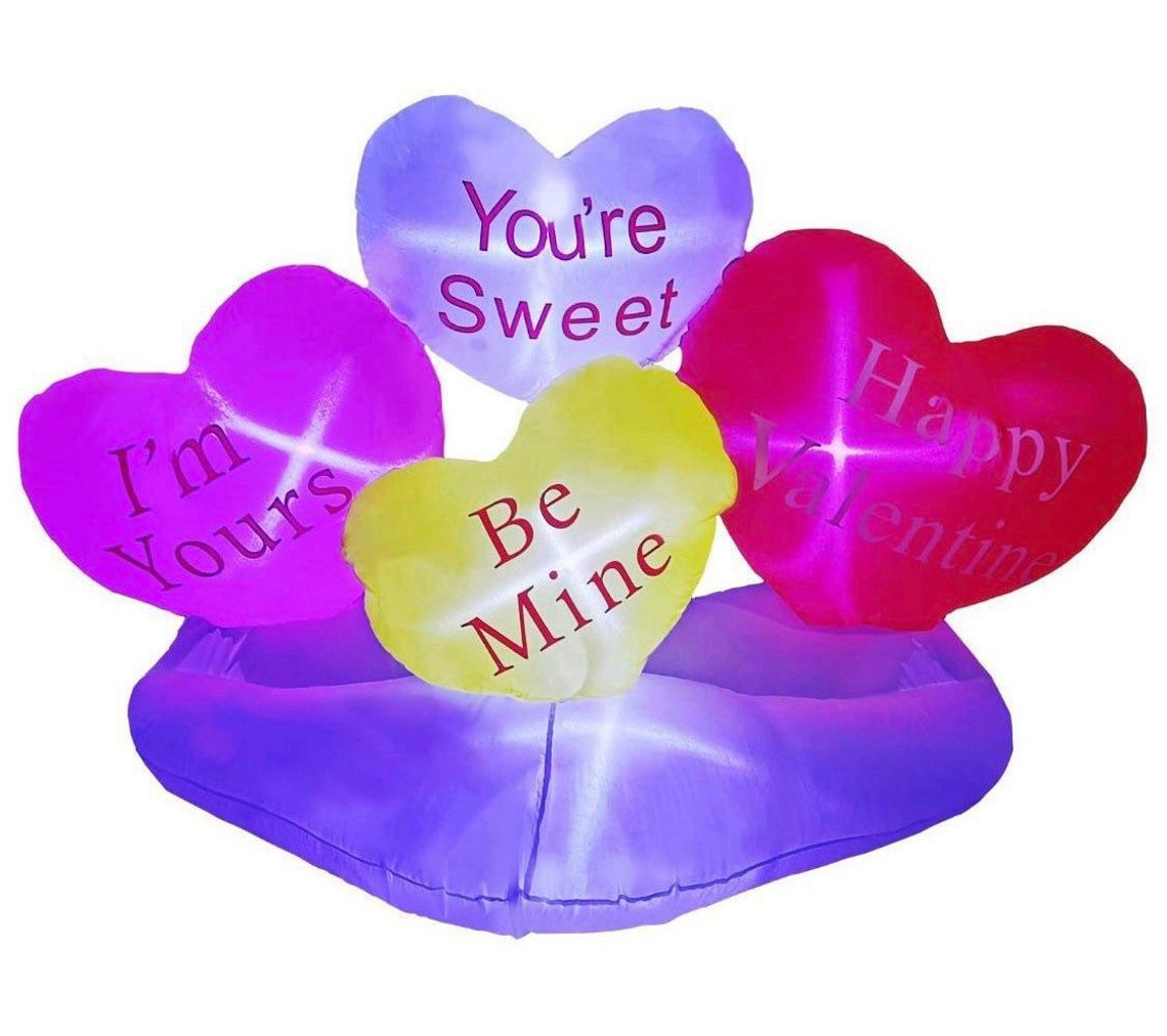 3.5x6 ft Valentine's Day inflatable Etsy
