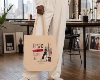 Organic Cotton Tote Bag, NYC Style Statement, Anti Fast Fashion, Eco Friendly Shopper