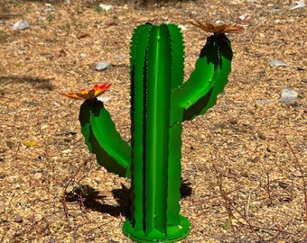 Mini Metal Myrtle Saguaro Cactus - Garden Art