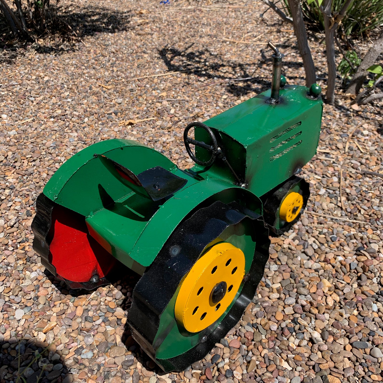 Decorative Metal Tractor Etsy