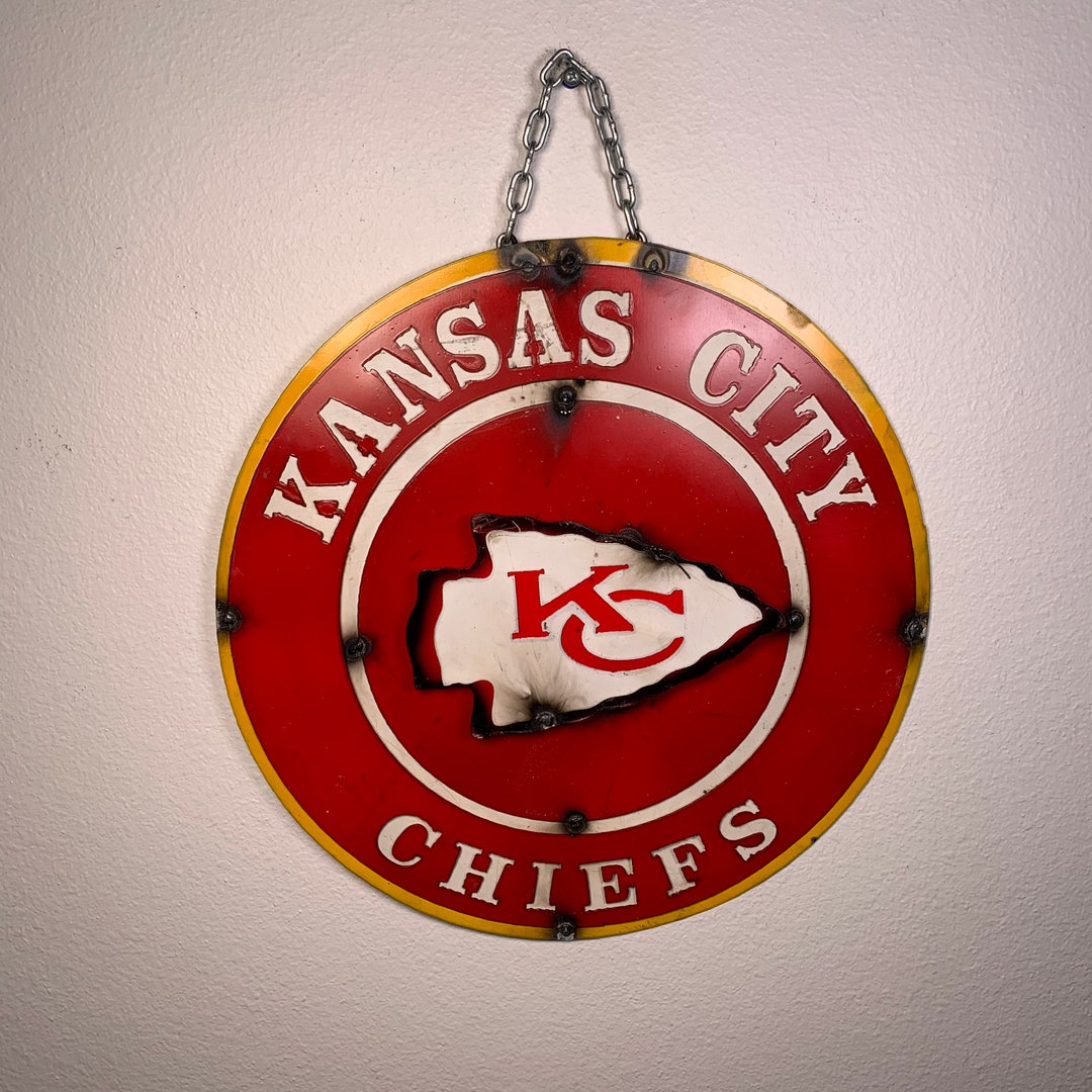 Kansas City Chiefs Wall Decor Sign Etsy