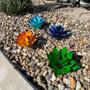 Decorative Metal Agave (Cupreate) - Garden Art