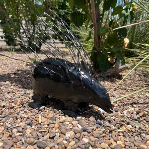 Decorative Rustic Metal Porcupine - Metal Art