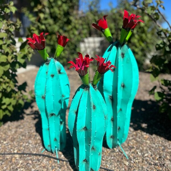 Mexican Metal Garden Art Etsy