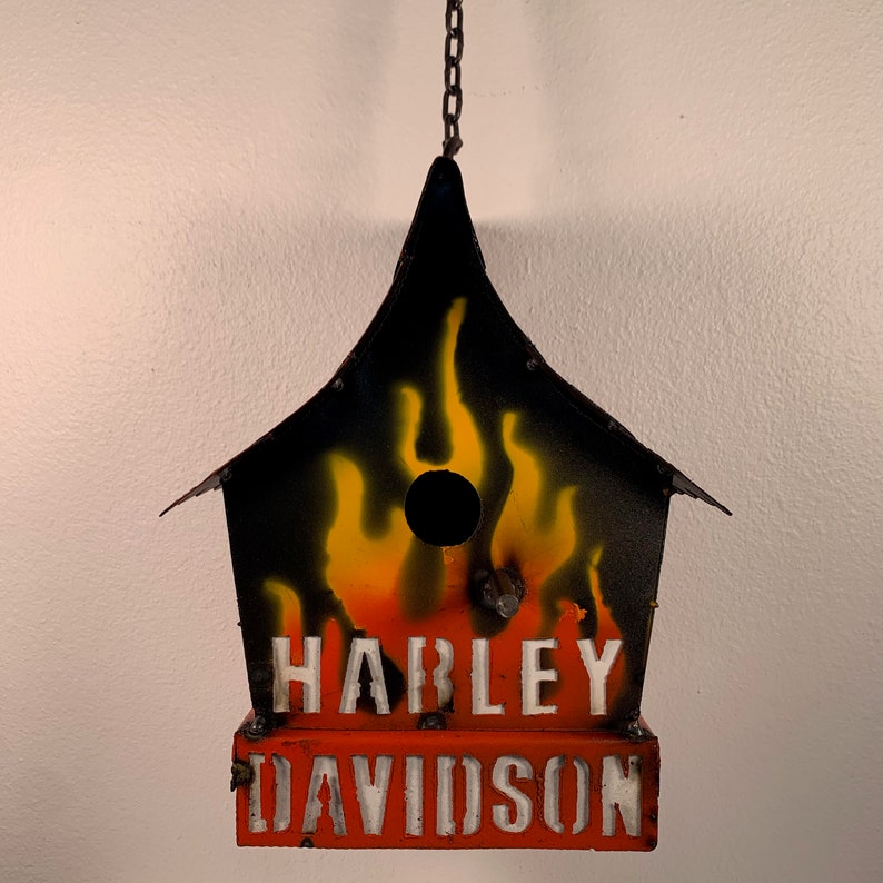 HarleyDavidson Birdhouse Etsy