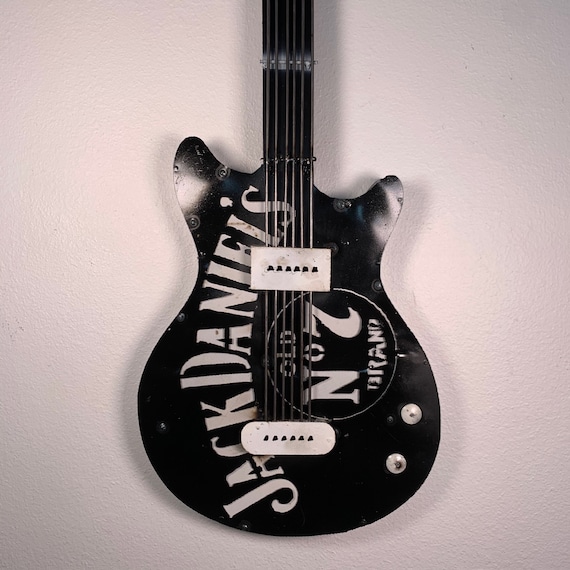 Jack Daniels 7 Wall Decoration Guitar 