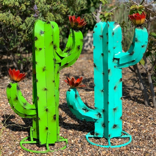 Image of Cactus lawn ornament