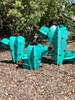 Set of 3 Handmade Metal Cactus - Garden Art 
