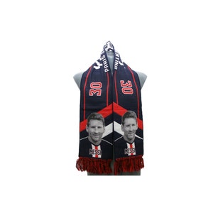 Paris SG Scarf Messi 30 HD Wide Wall Banner Stripe Fan Original PSG Product Gift image 2