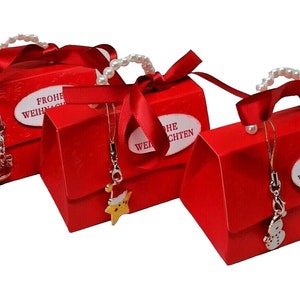 WEIHNACHTEN Auswahl Geldgeschenkverpackung Weihnachtskarte Verpackung Geld Mond Glocke Schneemann
