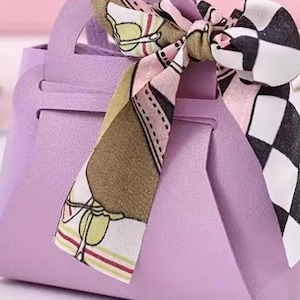 Zum Geburtstag Geldgeschenkverpackung  Handtasche Flieder Shopping-Täschchen Geburtstagskarte Karte Geburtstag Verpackung Geld Gutschein