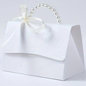 Geldgeschenkverpackung Handtasche Shopping-Täschchen zart creme NEUTRAL ALLE ANLÄSSE Glückwunschkarte Verpackung Geld