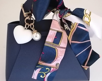 ZUM GEBURTSTAG Geldgeschenk verpacken Handtasche BLAU Verpackung Geld Gutscheinverpackung Shopping Täschchen Geburtstagsgeschenk Frau