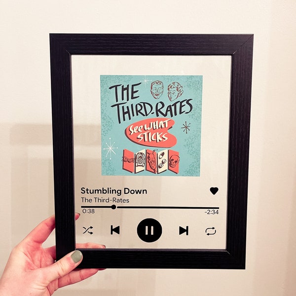 Custom Glass Album Cover Etsy