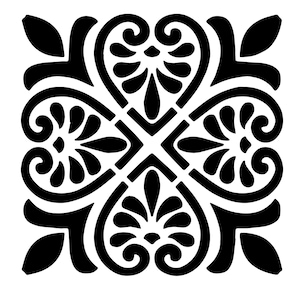 Drop Heart Tile Silhouette Cameo-format (digital nedladdning) Studio 3
