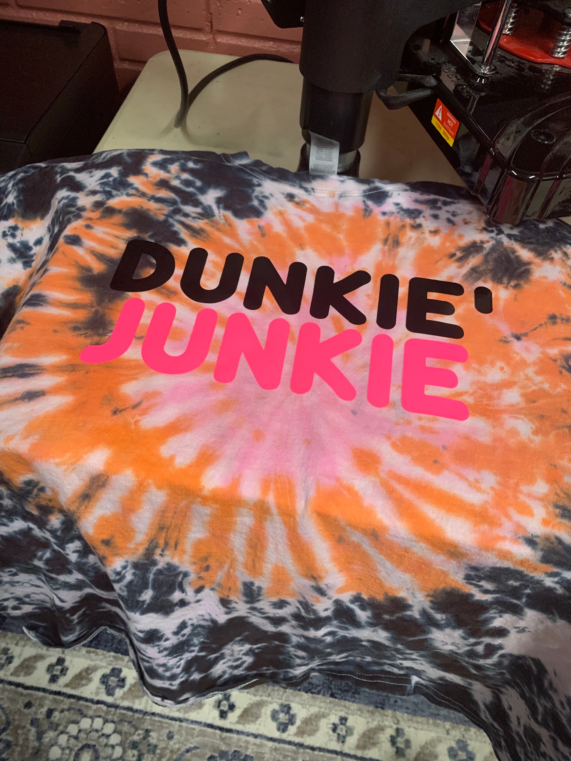 danskin tie dye t shirt