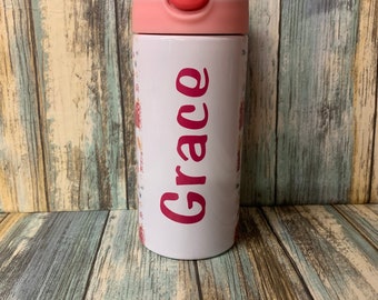 Vaso Infantil Dinosaurio Rosa (Personalizado)