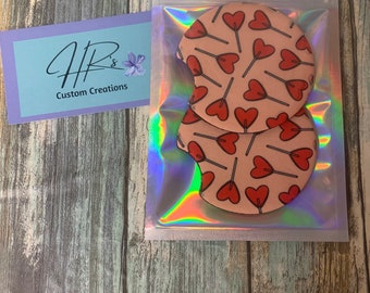 Valentines Car Coasters