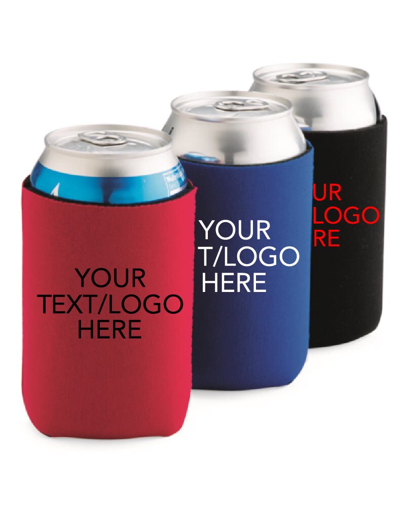 Double Sided Custom Personalized Screen Printed Koozies Etsy