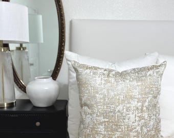 Lux Sandstone Abstract Pillow cover