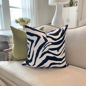 Black and White Zebra pillow cover