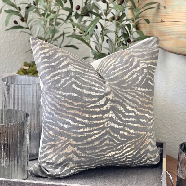 Zebra Pillow Etsy