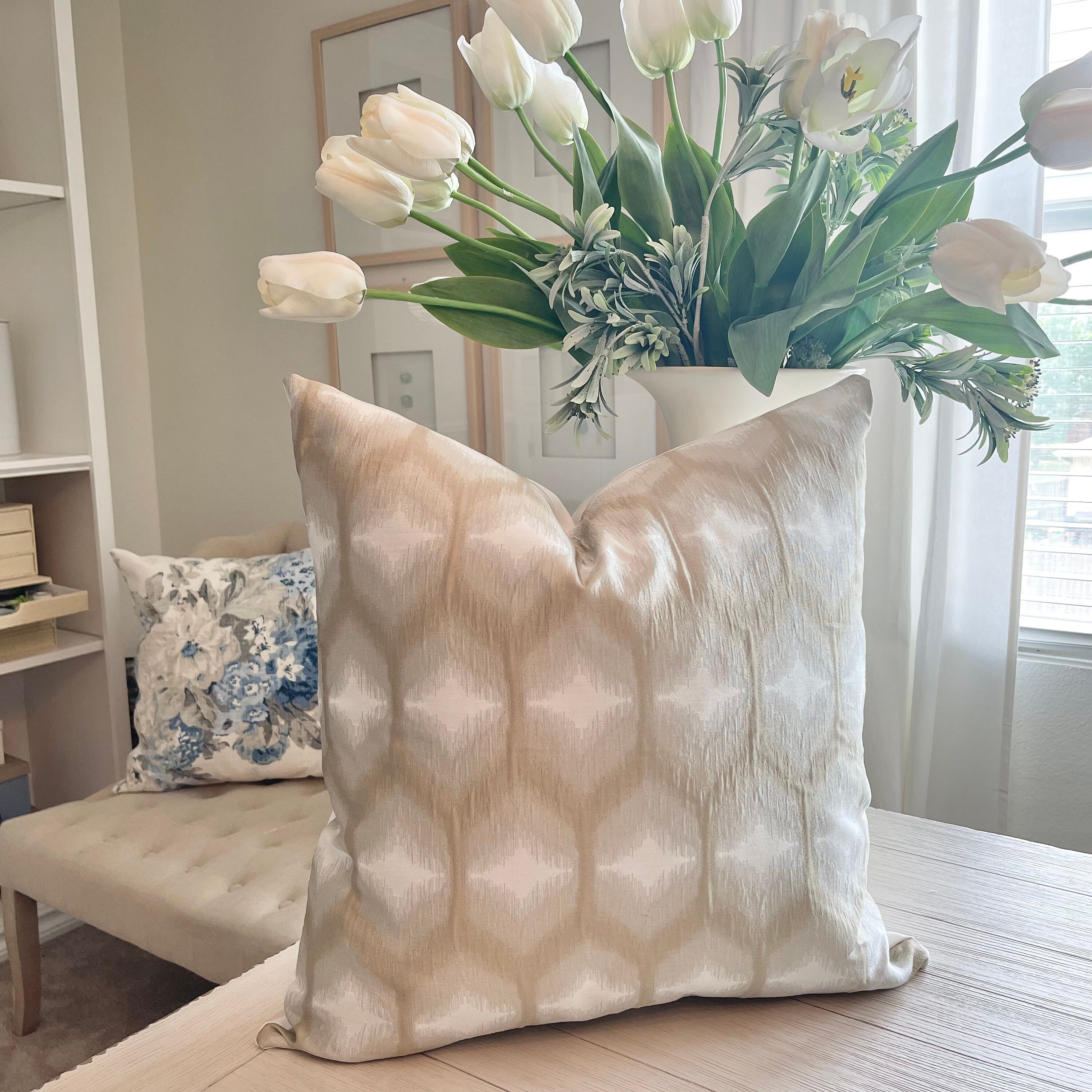 glam throw pillows
