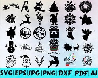 Christmas Svg / Funny Christmas Svg / Christmas Cut File / Christmas Svg Bundle / Christmas Clipart / Instant Download /