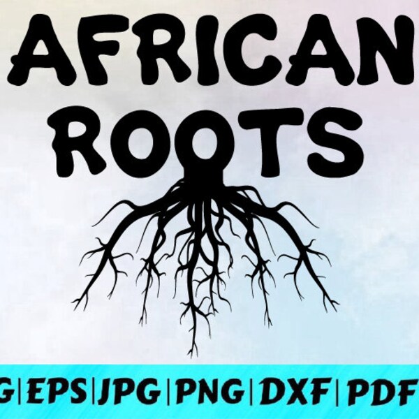Afro Roots Graphics Afro Roots Svg - Etsy
