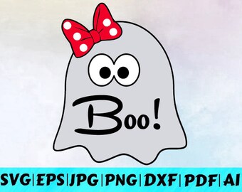 Boo Svg / Ghost Svg / Happy Halloween Svg / Spooky Svg / Fall Svg / Instant Download /