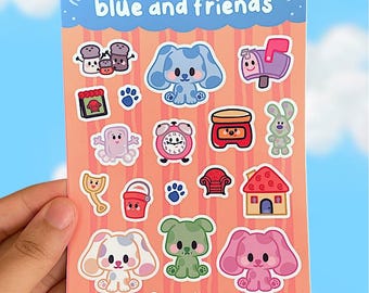 Clue and Friends | Kawaii Sticker Sheet