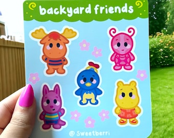 The Backyardigans Sticker Set - 2 Sheet NEW Sandylion. Nickelodeon Free ...