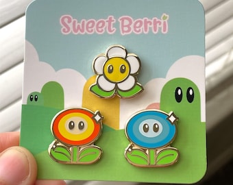 Flower | Kawaii Hard Enamel Pins