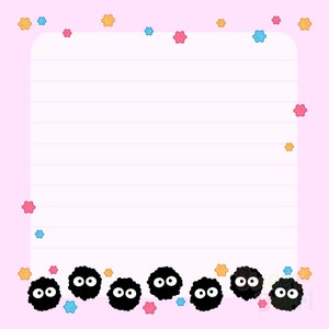 Sprite Memo Pad | Kawaii Sticky Notes Stationary