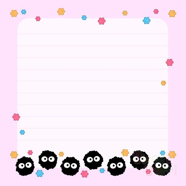 Sprite Memo Pad | Kawaii Sticky Notes Stationary