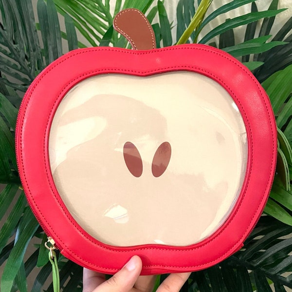 Apple Ita Bag | Kawaii Hard Enamel Pin Display Purse