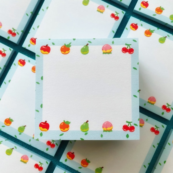 Island Fruit Memo Pad | Kawaii Sticky Notes Stationary