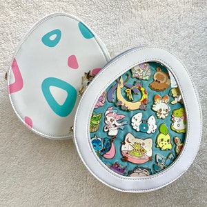Pastel Egg Ita Bag Kawaii Hard Enamel Pin Display Purse Etsy