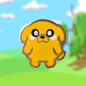 Yellow Dog Pin | Kawaii Hard Enamel Pin