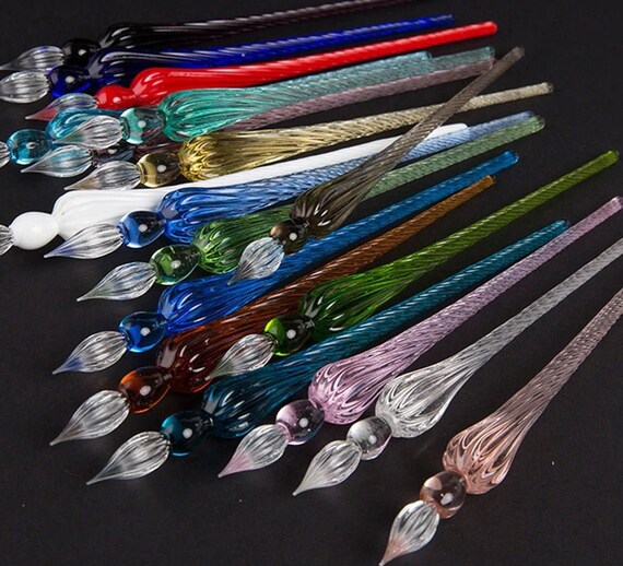 Glass Dip Pen for Calligraphy Art Glass Pen Calligraphy Pen Etsy