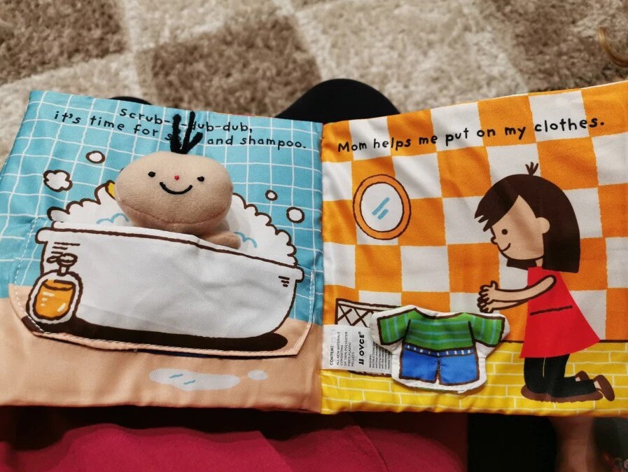 Its Bath Time Baby Book Baby Quiet Book Toddler Busy Book Etsy