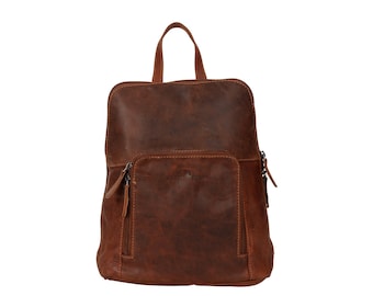 Womens Leather Backpack Sunbury - Sandal