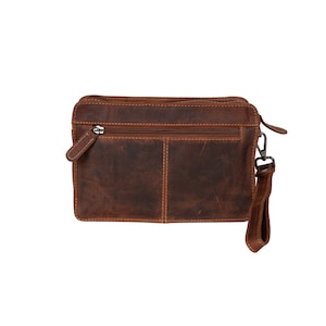 Leather Men's Wrist Bag Shepperton - Sandal - Leather Greenwood Bag | The Greenwood Leather Online Shop Australia