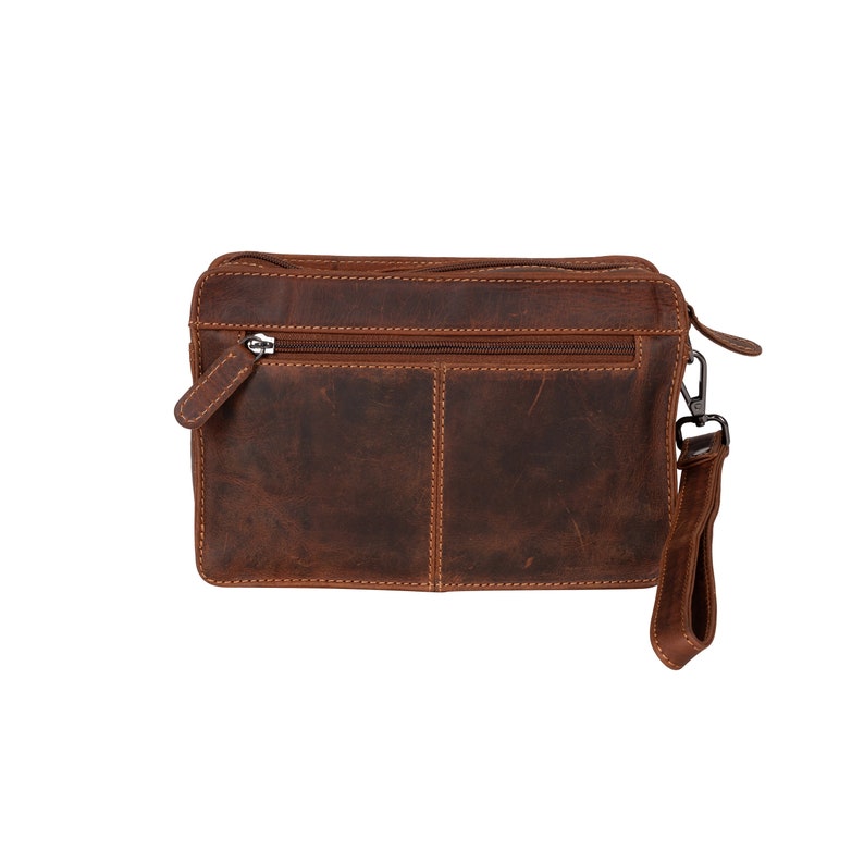 Leather Men's Wrist Bag Shepperton - Sandal - Leather Greenwood Bag | The Greenwood Leather Online Shop Australia