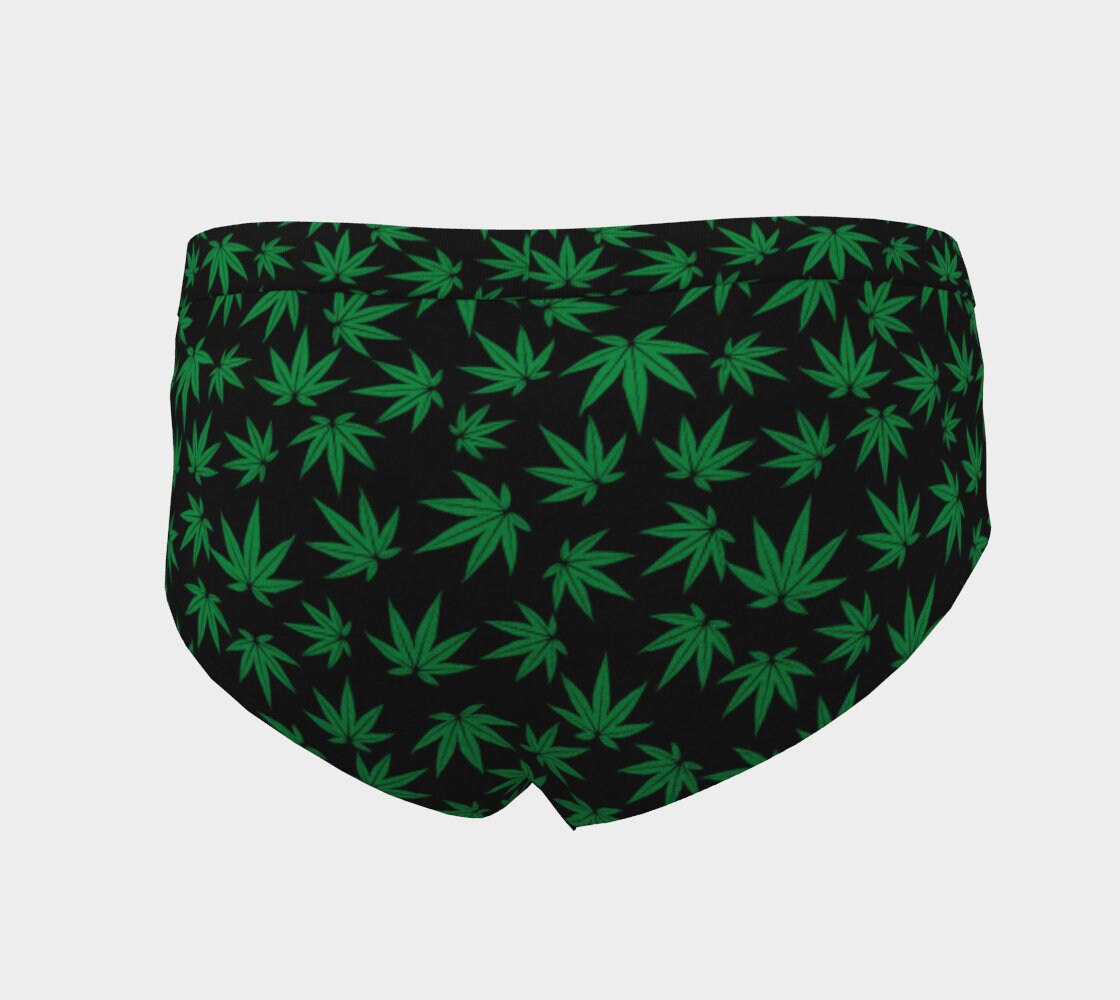Weed Panties marijuana underwear lingerie cannabis 420 Etsy