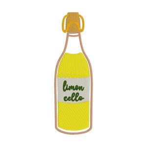 Limoncello Machine Embroidery Design | Lemon Lover (Instant Download) image 3